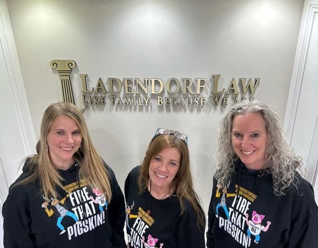 ladendorf employees at event