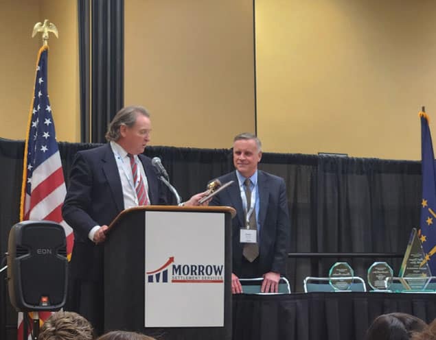 Dan Ladendorf speaking at event